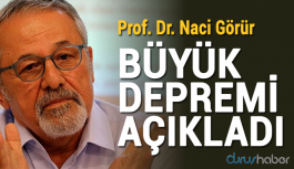 Prof. Dr. Naci Görür büyük depremi açıkladı