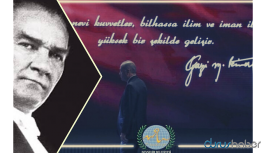 AKP'li belediye Atatürk'ü 'Erdoğan' fotoğrafıyla andı