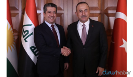 Barzani ile görüşen Çavuşoğlu: Harekatla ilgili bilgileri aktardık