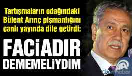 Bülent Arınç: KHK faciadır dememeliydim