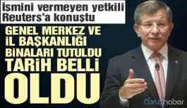Davutoğlu’nun partisinin kuruluş tarihi belli oldu