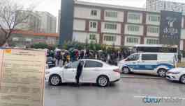 Doğa Koleji önünde ailelere polis ablukası
