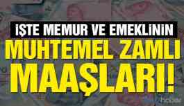 Memura ve emekliye muhtemel zam oranı belli oldu