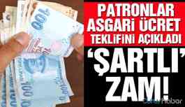 Patronlardan asgari ücret teklifi: Şartlı zam