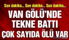 Van Gölü'nde göçmenleri taşıyan tekne battı: 7 ölü