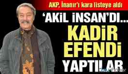 AKP Kadir İnanır'ı kara listeye aldı! Demirtaş’ın kitabından uyarlanan tiyatro oyununu izlemişti!