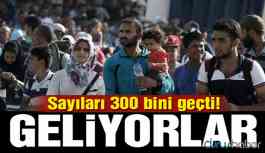 İdlib’den Türkiye sınırına gelenlerin sayısı 300 bini geçti