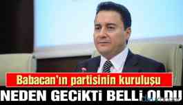 Babacan'a yakın siyasetçi partinin kuruluşunun gecikme nedenini açıkladı!