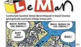 LeMan dergisinin damatlı Kanal İstanbul kapağına yasak!