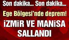 Manisa’da 5.2 büyüklüğünde deprem!