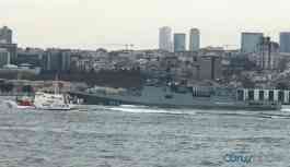 Rusya'ya ait iki savaş gemisi İstanbul Boğazı'ndan geçti