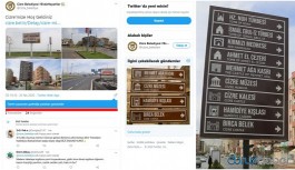 Kürtçesiz tabela paylaşım yorumları tepki üzerine gizlendi