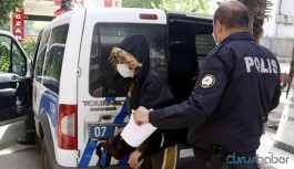 Şiddet gören kadın polis aracının gözaltı bölümüne konuldu