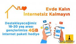 Soyer'den gençlere 4 GB internet hediyesi