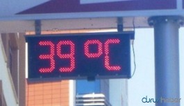Sıcaklık 39 dereceye yükseldi, çocuklar dışarı çıkamadı
