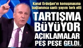 Tartışma büyüyor... Canlı yayınını terk eden İnce’den bir açıklama daha
