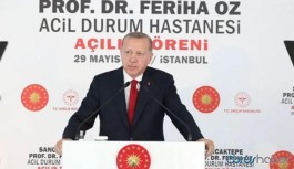 Erdoğan’dan Sancaktepe’deki hastane açılışında Rönesans’a teşekkür