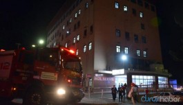 Hastanede yangın paniği