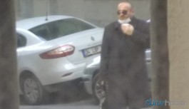 HDP'lileri tehdit edip uzaklaştı, polis şahsı tespit edemeyeceklerini söyledi