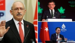 Kılıçdaroğlu'ndan seçimlerde Babacan ve Davutoğlu'nun partilerine destek