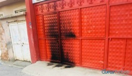 HDP binası ateşe verildi