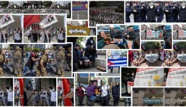 Virüse rağmen dünya 1 Mayıs'ı kutladı