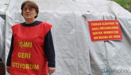 Tek başına mücadele eden Türkan Albayrak işine geri döndü