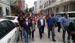 HDP yağmurdan etkilenen yurttaşları ziyaret etti