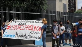 KYK borçlusu öğrenciler Cengiz Holding önünden seslendi