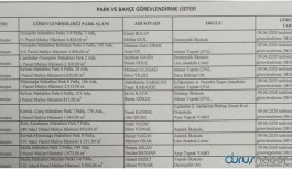 Öğretmenlere ‘parkları denetleme’ görevi