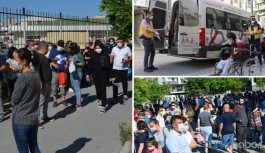 YKS başladı: Okul önlerinde yine tehlikeli görüntüler