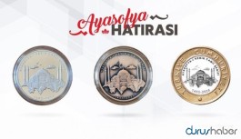 Ayasofya için özel para basıldı