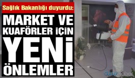 Berber, kuaför ve marketlerle ilgili alınan önlemler güncellendi