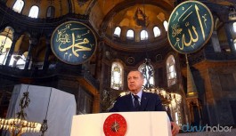 Erdoğan'dan Ayasofya şarkısı