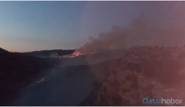 Gabar Dağı’ndaki yangını köylüler söndürmeye koyuldu