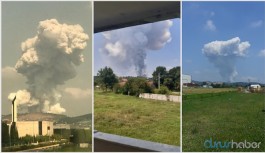 Havai fişek fabrikasındaki patlama ile ilgili flaş uyarı