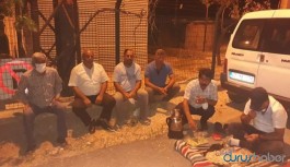Mahalleli elektrik kesintilerine karşı trafo önünde sabahladı