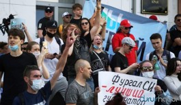 Rusya'da Putin'e karşı protesto