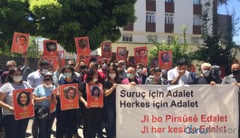 Suruç anmasına müdahale: Yaşamını yitirenlerin fotoğrafları yırtıldı