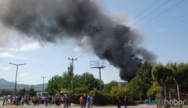 Ayakkabı fabrikasında yangın sonrası patlama