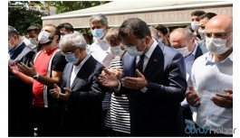 Ayşe Sancar'ın cenazesine İmamoğlu da katıldı