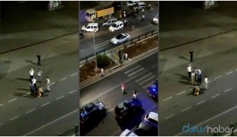 Bekçi boynuna bastı, polis tekme attı