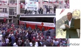 Erdoğan sel için gittiği Giresun’da çay dağıttı