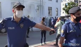 İşleri kötü giden esnaf valilik önünde kendini yaktı
