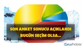 Son seçim anketi açıklandı: İki partinin oy oranı kafa kafaya!