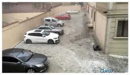 İstanbul'da sağanak ve dolu yağışı