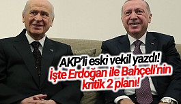 AKP'li eski vekil Erdoğan ile Bahçeli'nin kritik 2 planını yazdı