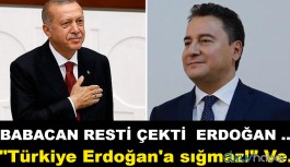 Ali Babacan resti çekti! "Türkiye Erdoğan'a sığmaz!"