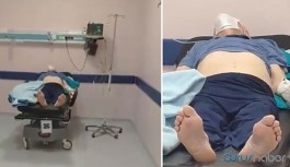 Hastanede skandal görüntüler: Sesini sosyal medyadan duyurdu