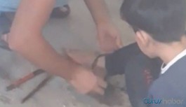 Yangın çıkan evde 11 yaşındaki çocuk zincirlenmiş halde bulundu